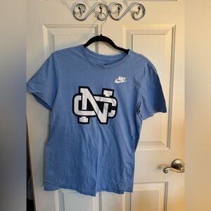 Nike Men's North Carolina Light Blue Logo Tee